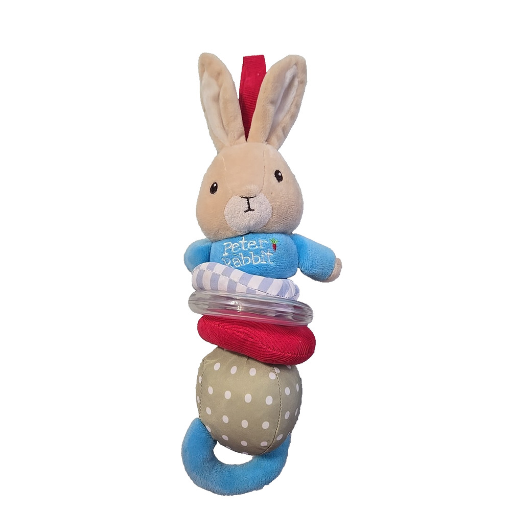 The World of Beatrix Potter 2017 Peter Rabbit Vibrating Rattle Baby Pull Toy